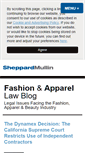 Mobile Screenshot of fashionapparellawblog.com